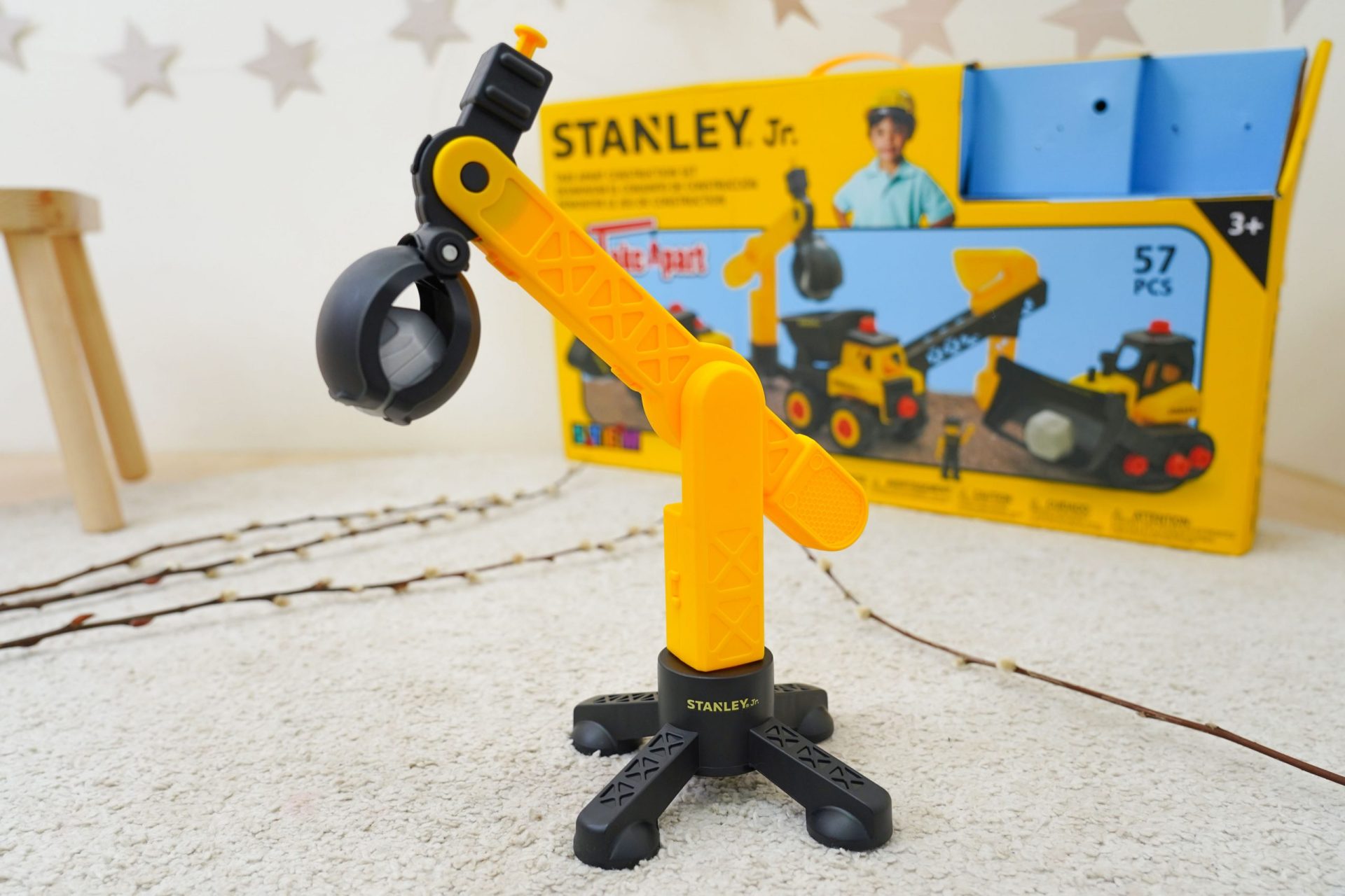 【滿足孩子組裝與探索的樂趣｜美國STANLEY Jr工具台。工具箱。工程車】