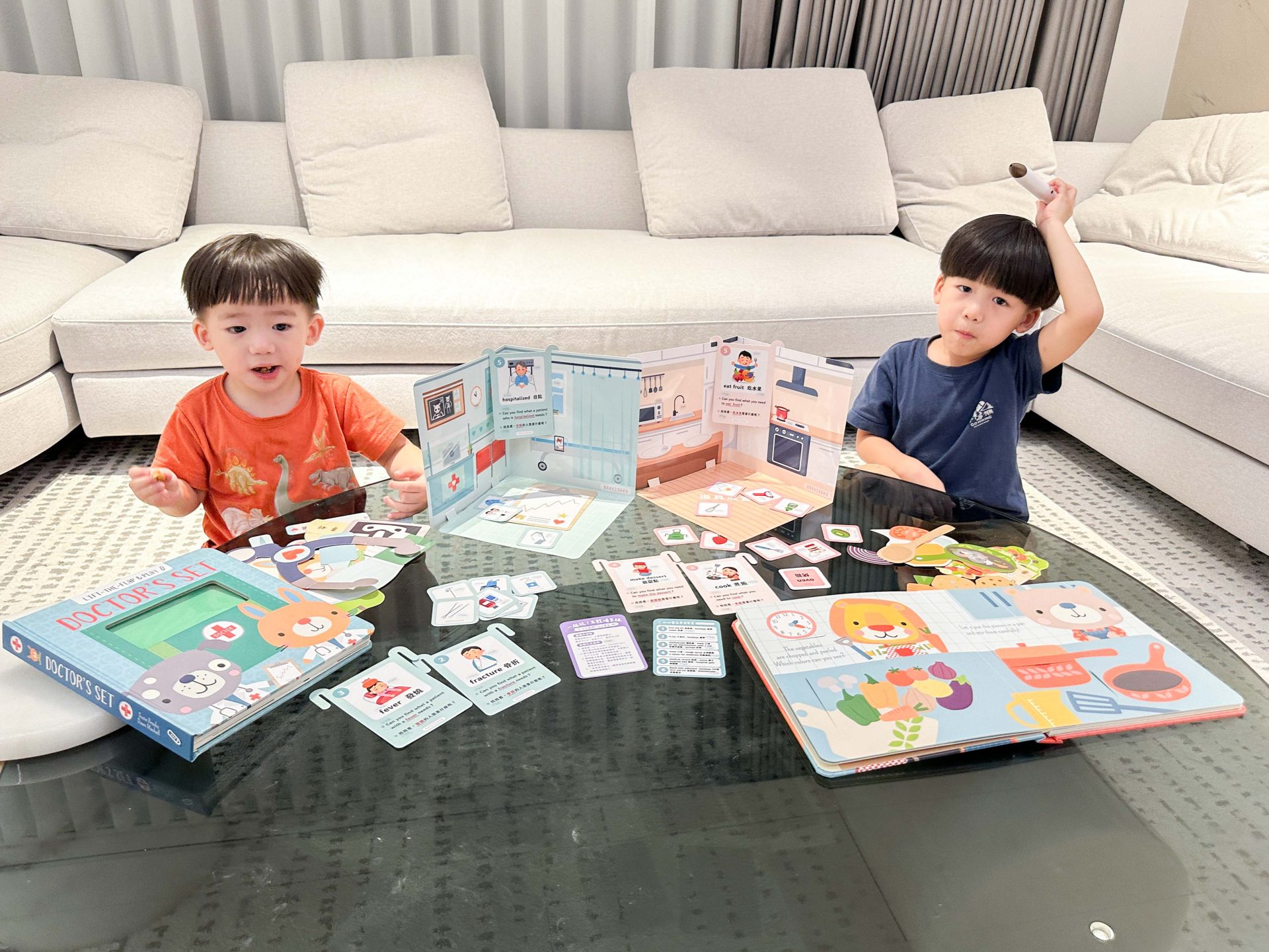 【KidsRead點讀筆x茜茜｜同步提升專注力｜幼兒英文篇。互動學習系列】+小小職人遊戲屋