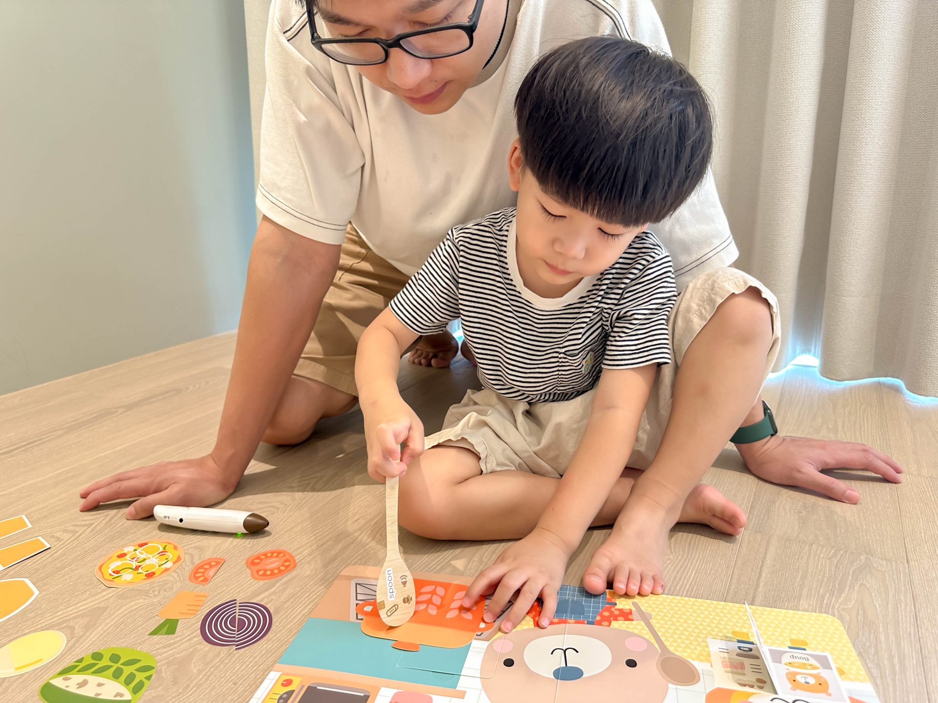 【KidsRead點讀筆x茜茜｜同步提升專注力｜幼兒英文篇。互動學習系列】+小小職人遊戲屋