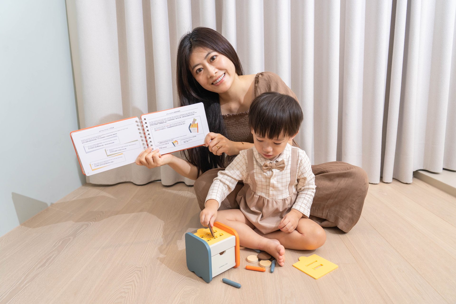 擔心孩子發展跟不上？你需要這個好東西【Learning Time 幼兒引導式學習盒】0~30個月成長 & 2歲以上情緒學習