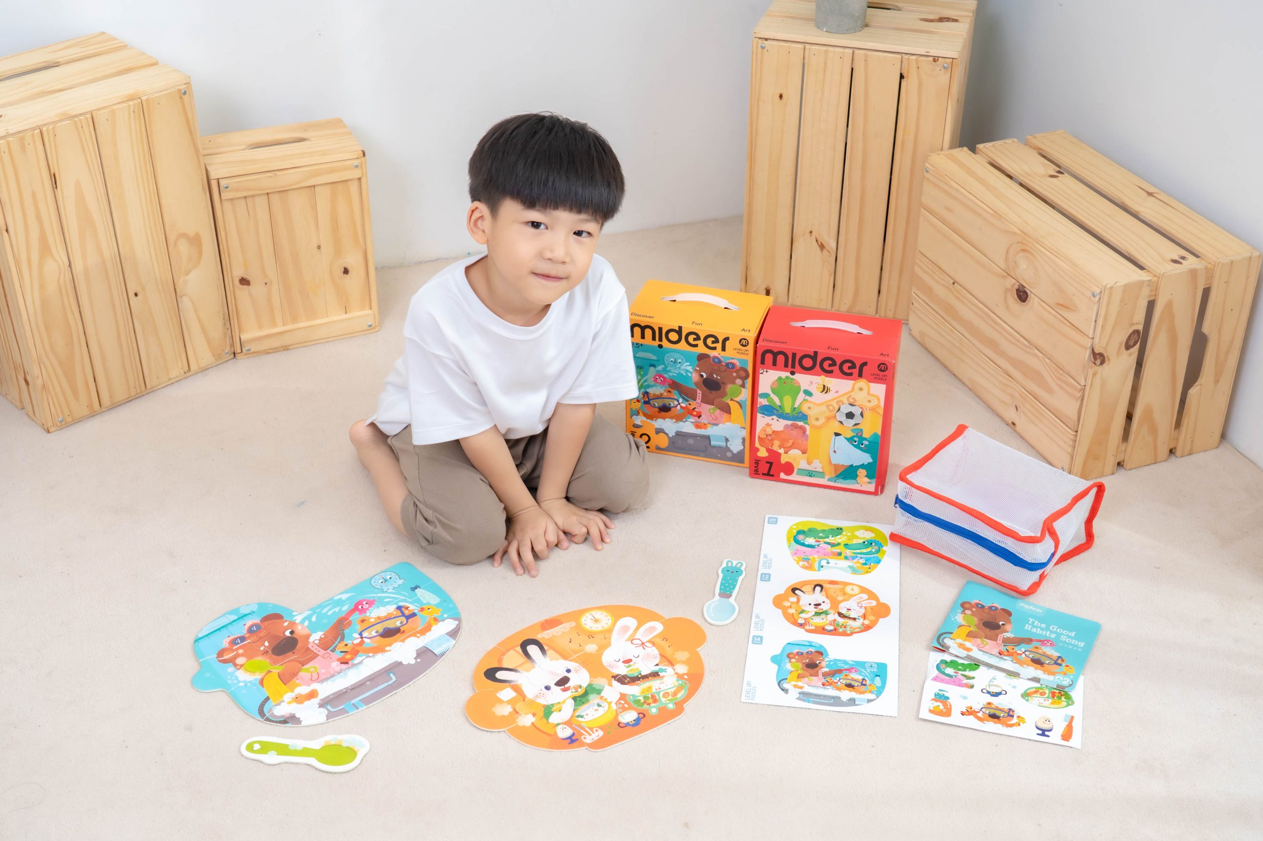 【MiDeer拼圖｜啟蒙式。主題式。進階式。有趣變化｜豐富寶寶的世界】2025秋季新品上市！