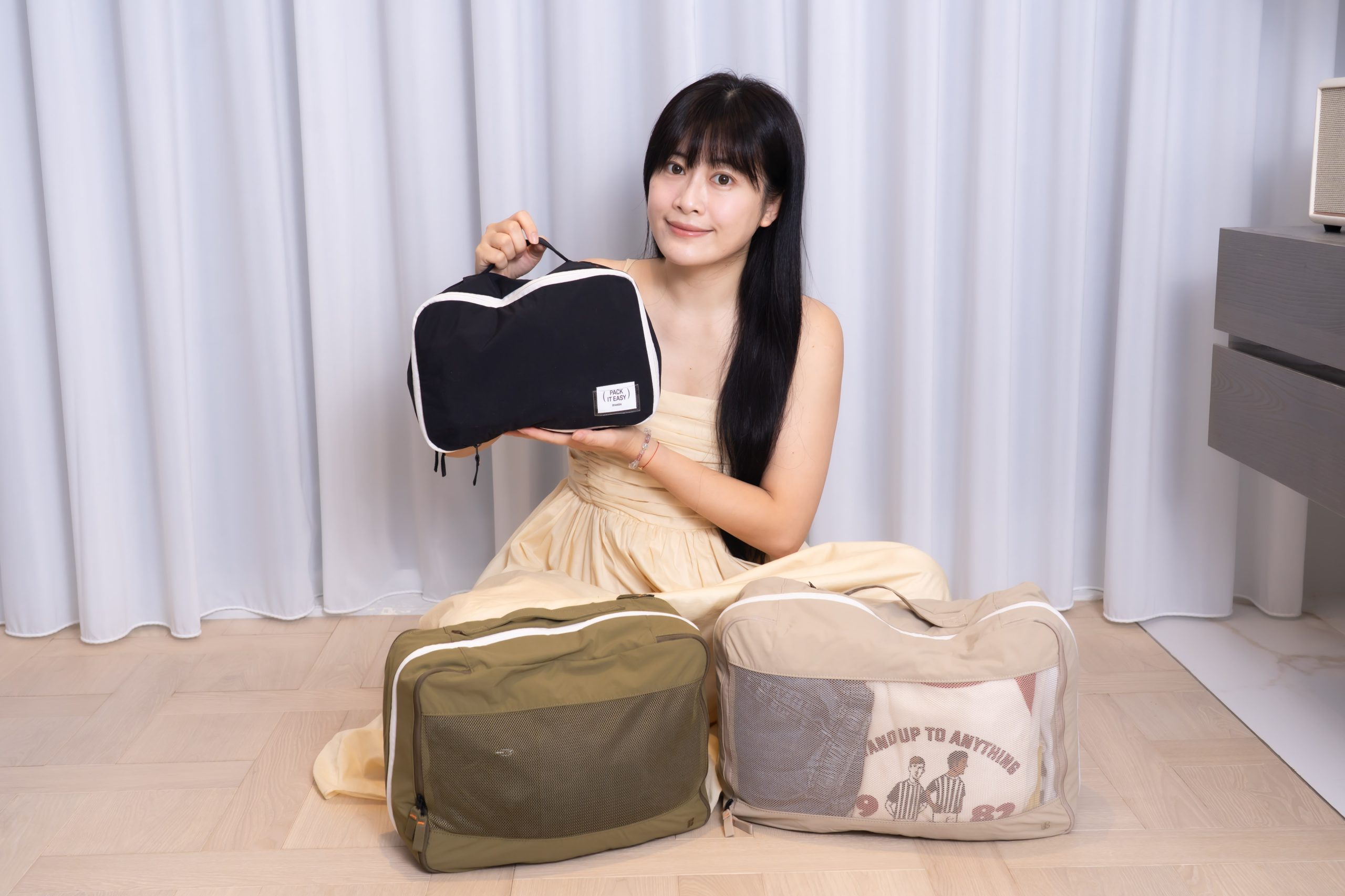 超神！拉鍊一拉多出40%收納空間！【韓國Branden收納專家｜最新二代系列＋Lite超輕量系列】壓縮收納袋(衣物/寢具/外套)。盥洗包。化妝包。護照包。防盜背包。鞋袋