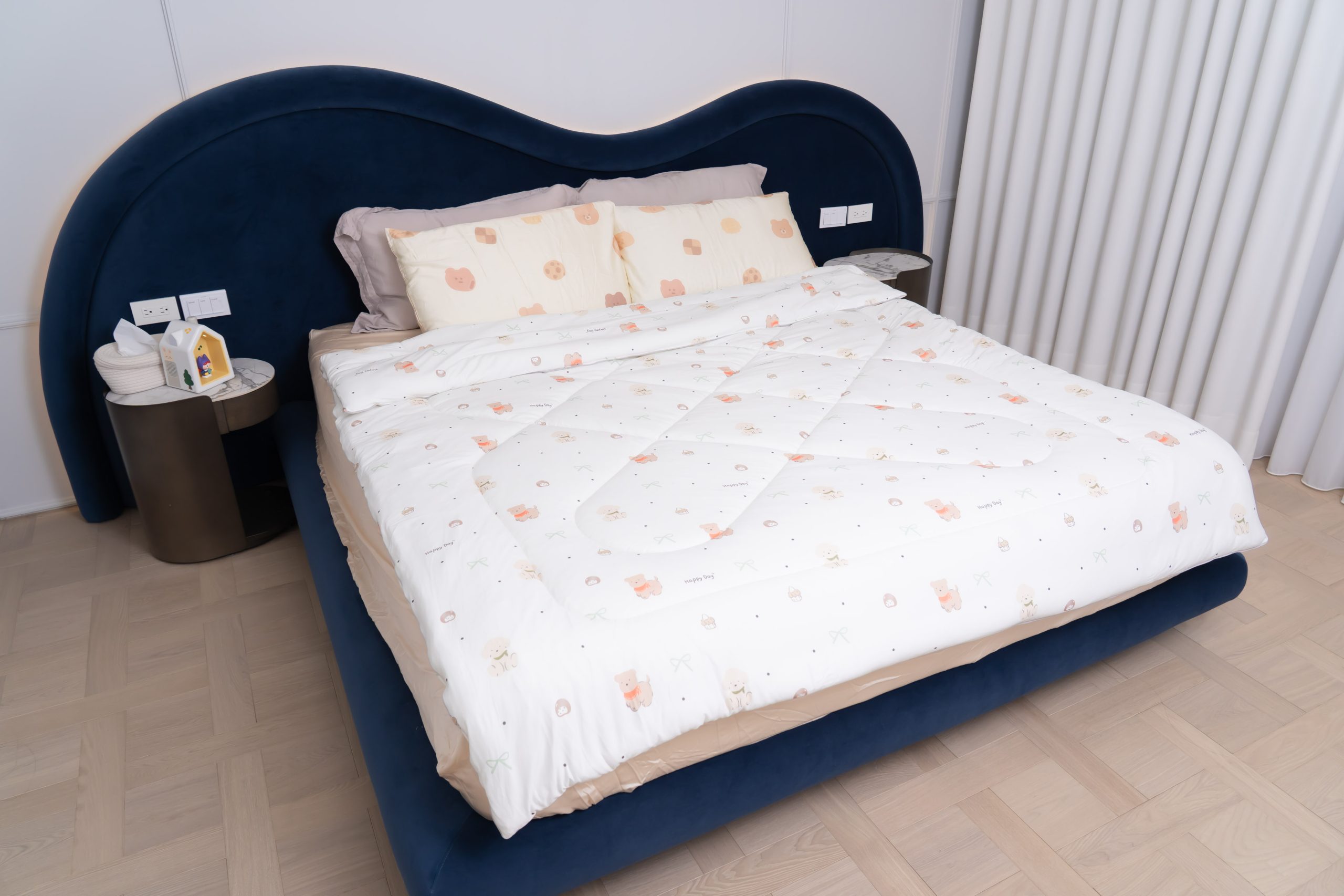 【給你柔柔嫩嫩一夜好眠｜伯尼寢具 頂級膠原蛋白60支天絲寢具+汪汪隊天絲兒童睡墊】茜茜質感好物團購