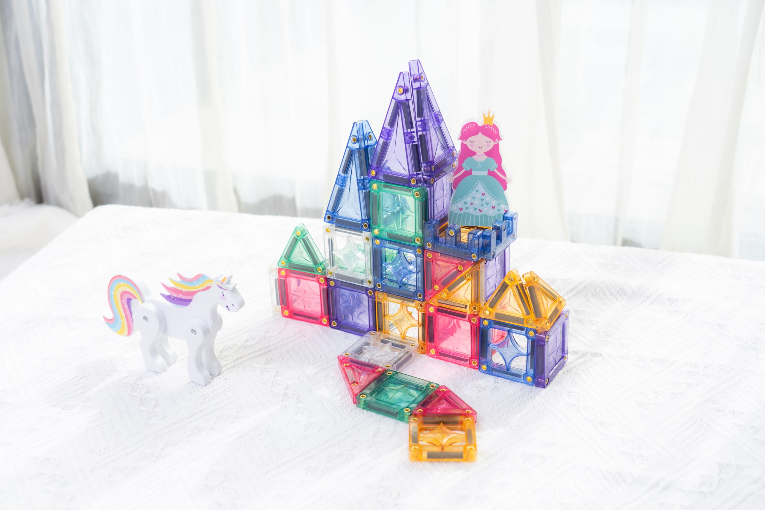 玩出未來創造力【MNTL多彩藝術磁力片、磁力積木、迷你磁力片】0-10歲玩法分享+實玩影片｜茜茜團購推薦