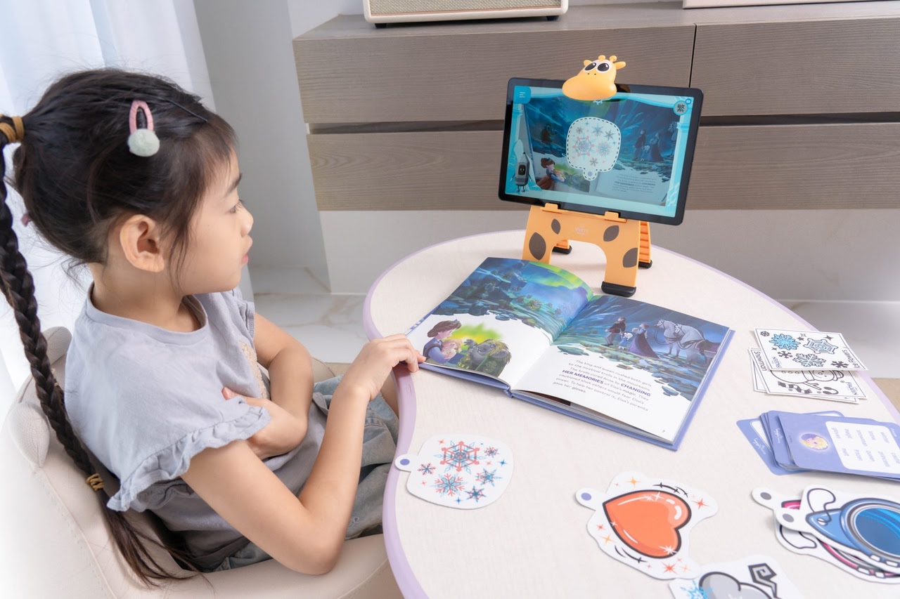 讓孩子愛上閱讀！【AR pedia虛實互動式英文繪本。中英發音】AR Words英語角色扮演+迪士尼互動繪本｜導讀電子書+茜茜延伸教材+學習單