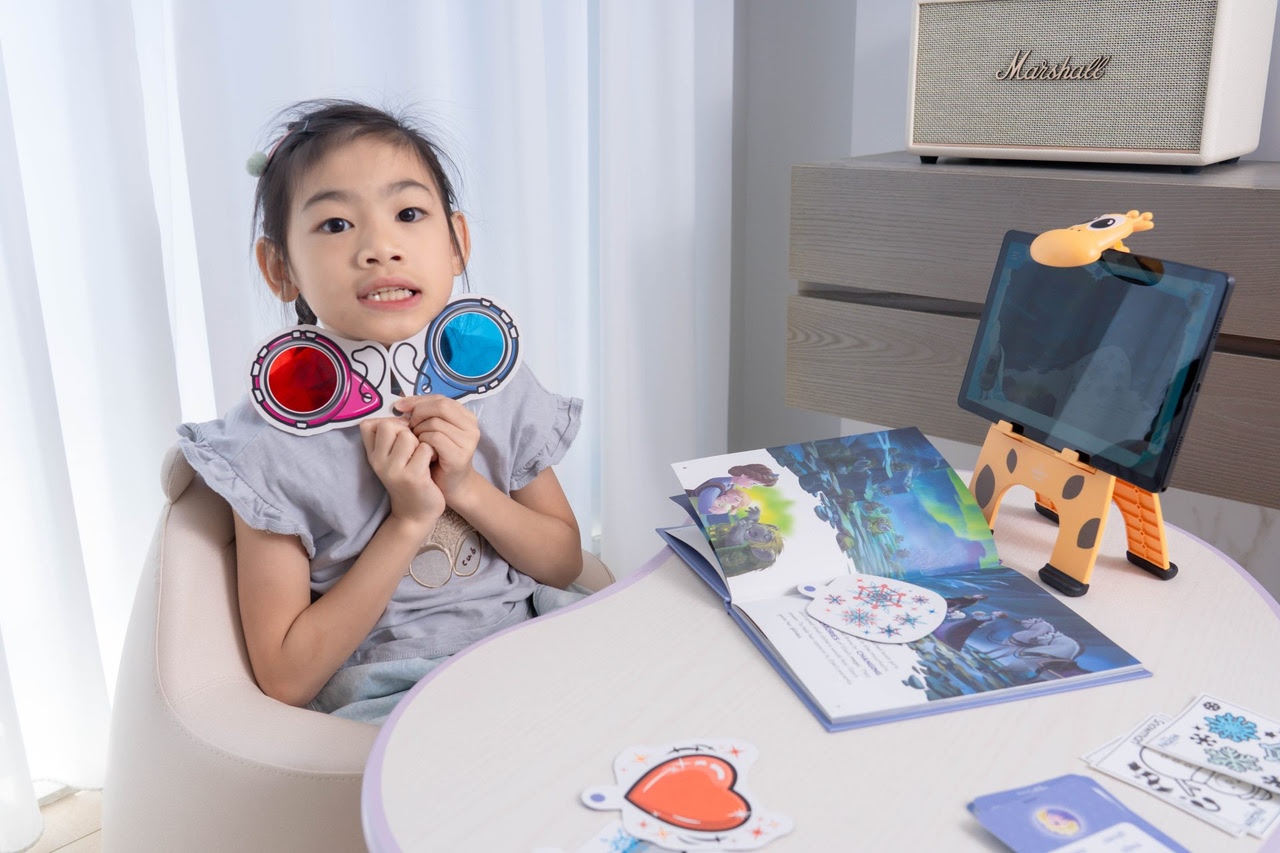 讓孩子愛上閱讀！【AR pedia虛實互動式英文繪本。中英發音】AR Words英語角色扮演+迪士尼互動繪本｜導讀電子書+茜茜延伸教材+學習單
