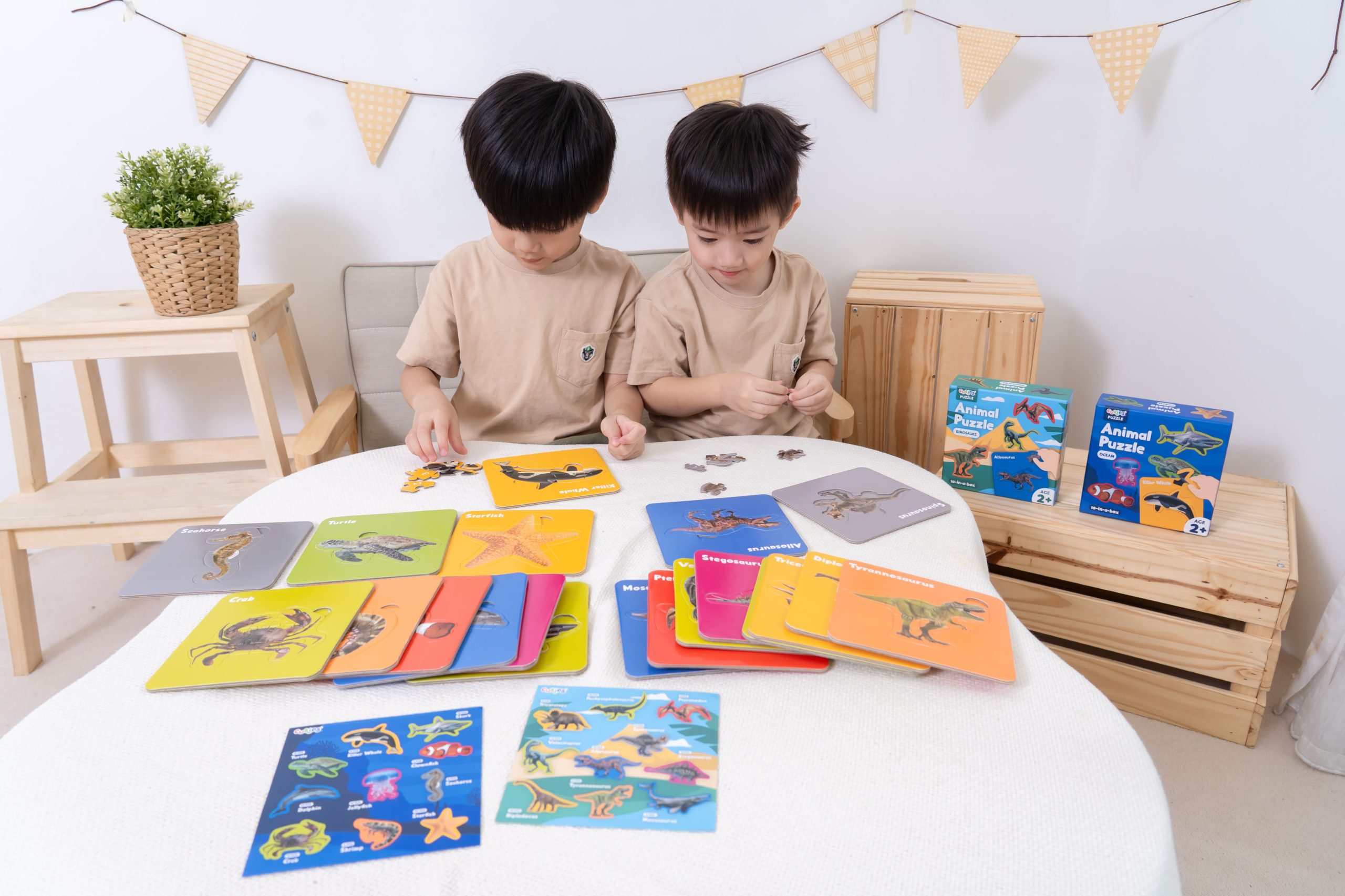 孩子玩得開心、學得更快！【Curios認知圖卡、配對拼圖、學習遊戲盒】茜茜獨家送音檔