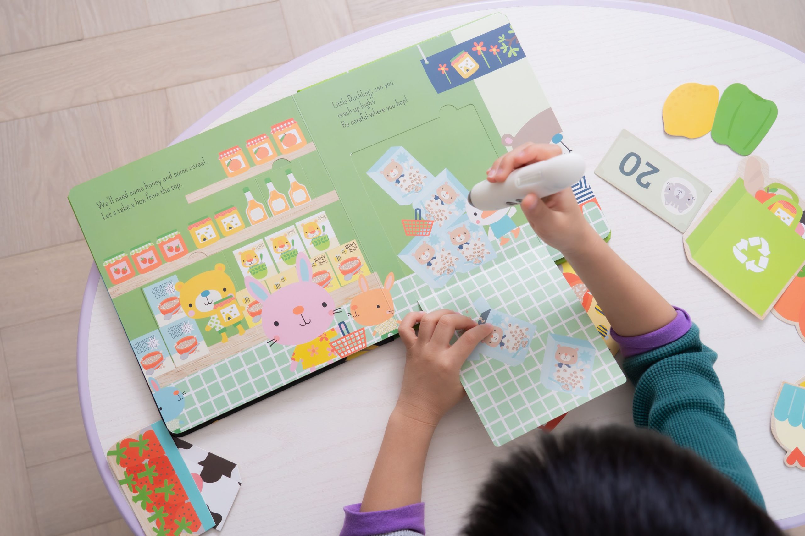 【KidsRead點讀筆x茜茜｜同步提升專注力｜幼兒英文篇。互動學習系列】+小小職人遊戲屋