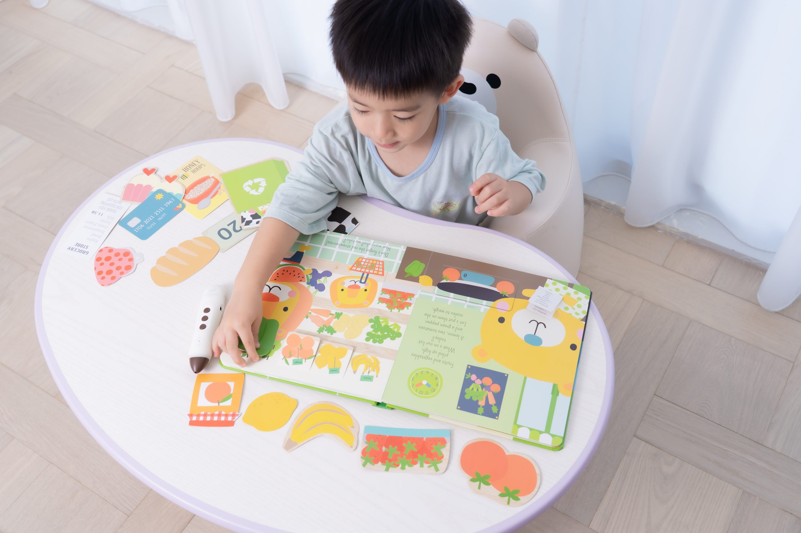 【KidsRead點讀筆x茜茜｜同步提升專注力｜幼兒英文篇。互動學習系列】+小小職人遊戲屋