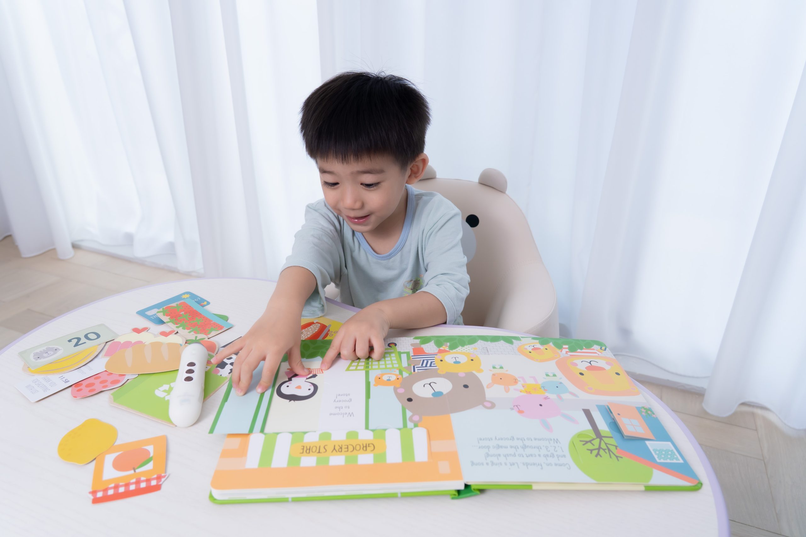 【KidsRead點讀筆x茜茜｜同步提升專注力｜幼兒英文篇。互動學習系列】+小小職人遊戲屋