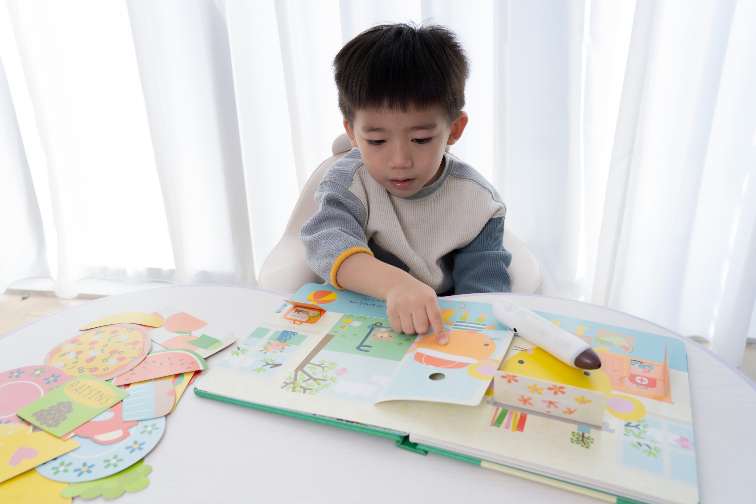【KidsRead點讀筆x茜茜｜同步提升專注力｜幼兒英文篇。互動學習系列】+小小職人遊戲屋